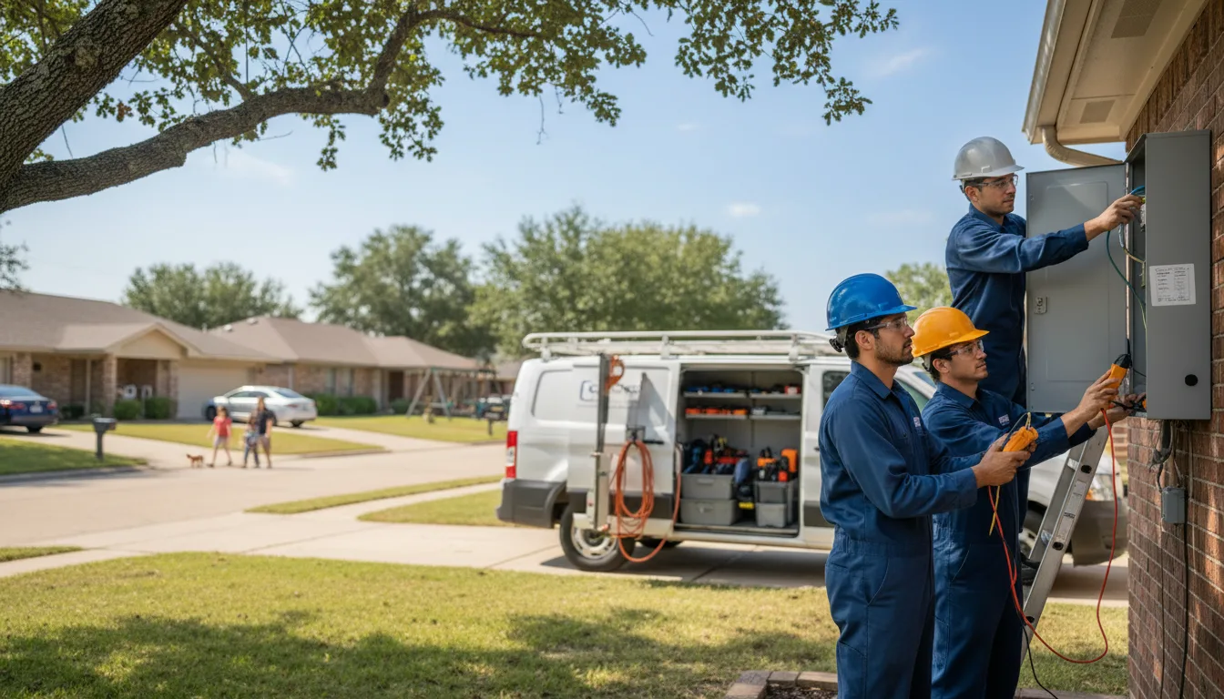 Certified electrician providing emergency electrical services in Bowers, PA